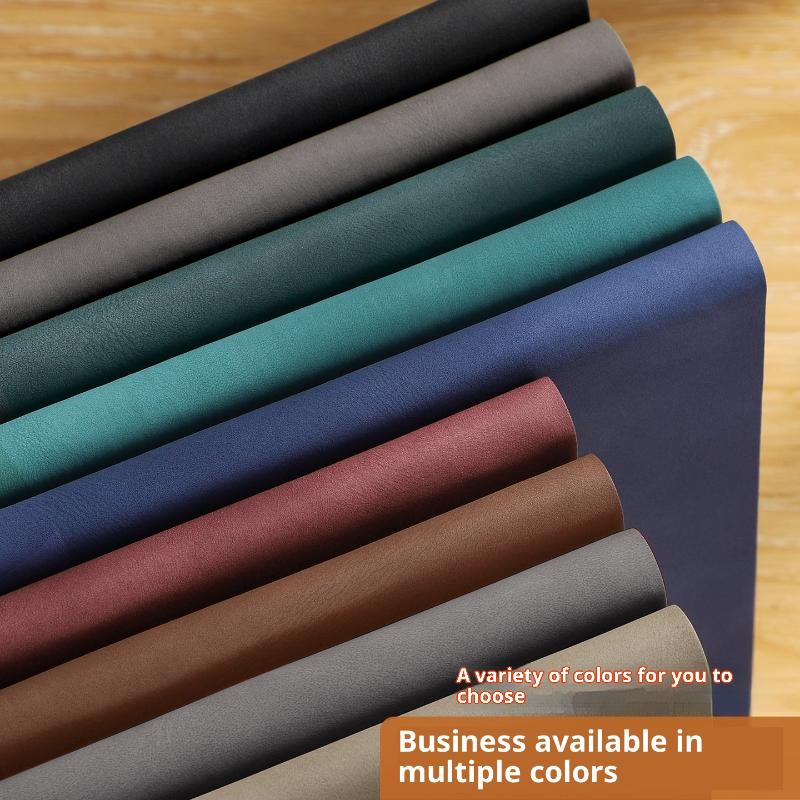 Vintage A5 Leather Notebook With Personalized Soft Cover - Perfect For Business Meetings And College Life