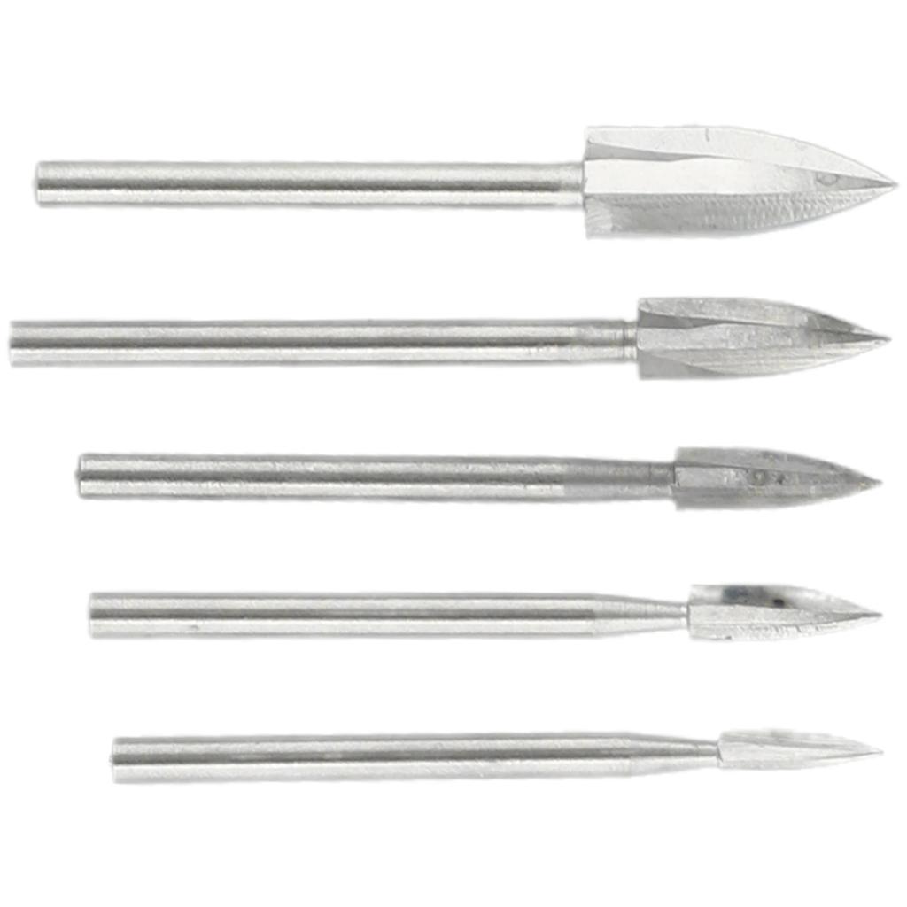 High Quality Practical Wood Carving Tools Engraving Wood Carving 5PCS Carbide Grinding Tool For Woodworking Kit