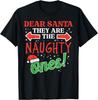 Cher Père Noël Les Vilains Noël Xmas Hommes Femmes Enfants T-Shirt