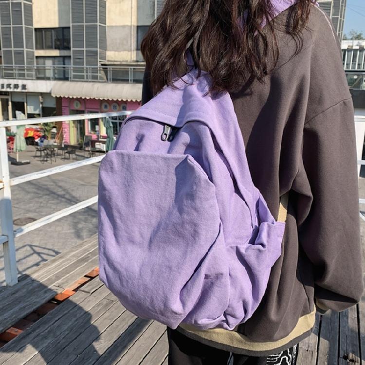 Vintage Canvas Backpack Daypack Convenient and Practical for Work and School