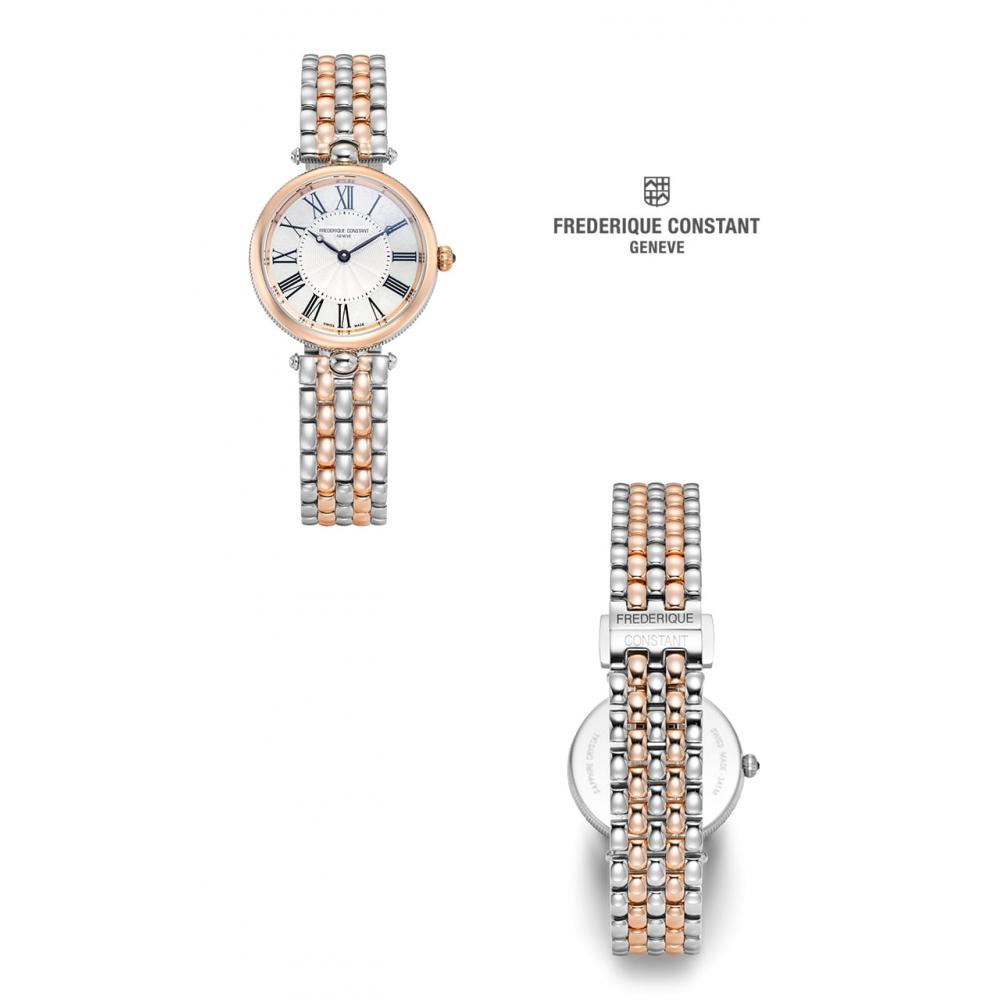 Frederique ConStant Fc 200mpw2ar2b ClaSSic Art Deco Dam Metallklocka