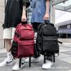 Couple Backpack Street Trendy Backpack Female Korean Version Simple Campus Computer Schoolbag College Student Leisure Travel Bag