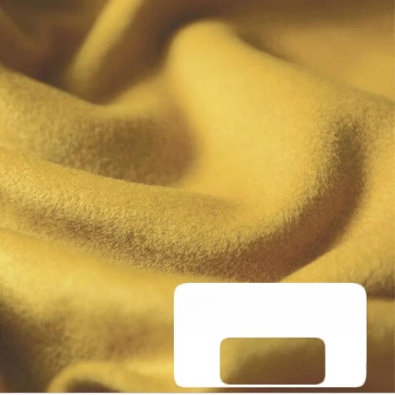 2025 Autumn and Winter New All-Australian Wool Single-sided Cashmere Fabric High-end Custom Short Wool Coat Wool Fabric