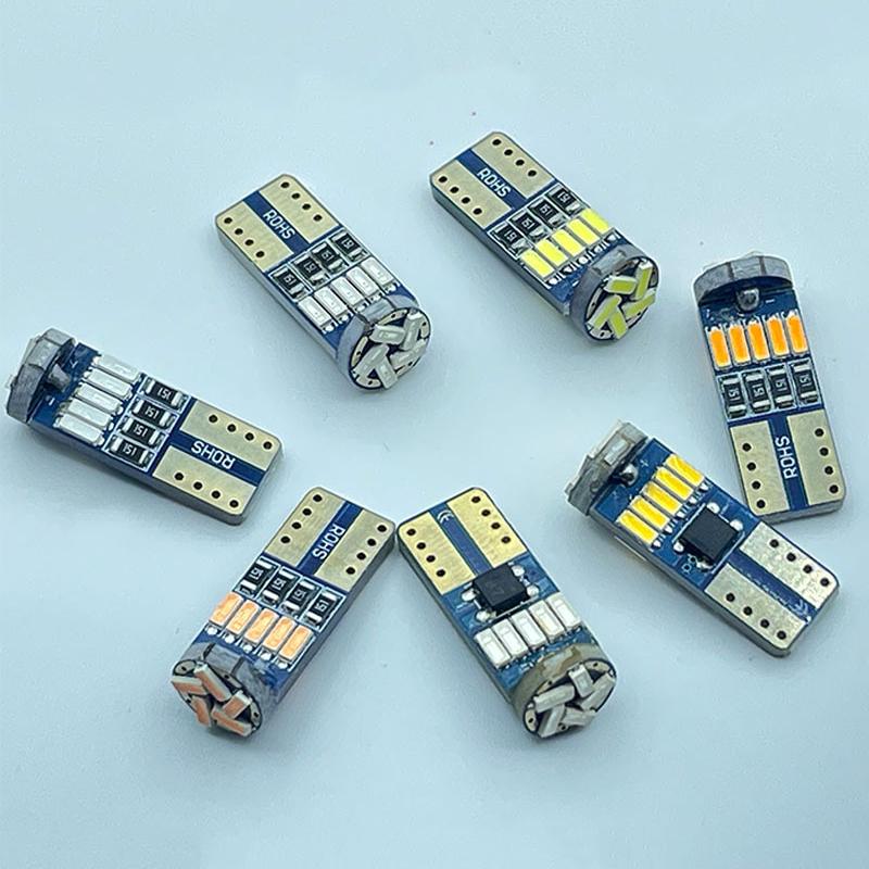 10 szt. Żarówka LED T10/W5W Chip 3030 Bezbłędna Canbus Super Jasna Oświetlenie Wnętrza Samochodu Tablicy Rejestracyjnej Kierunkowskaz Boczny