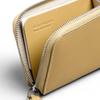 Bellroy L-Pocket Compact Zipper Wallet with Card Pockets, Coin Purse, and Key Storage - Mustard