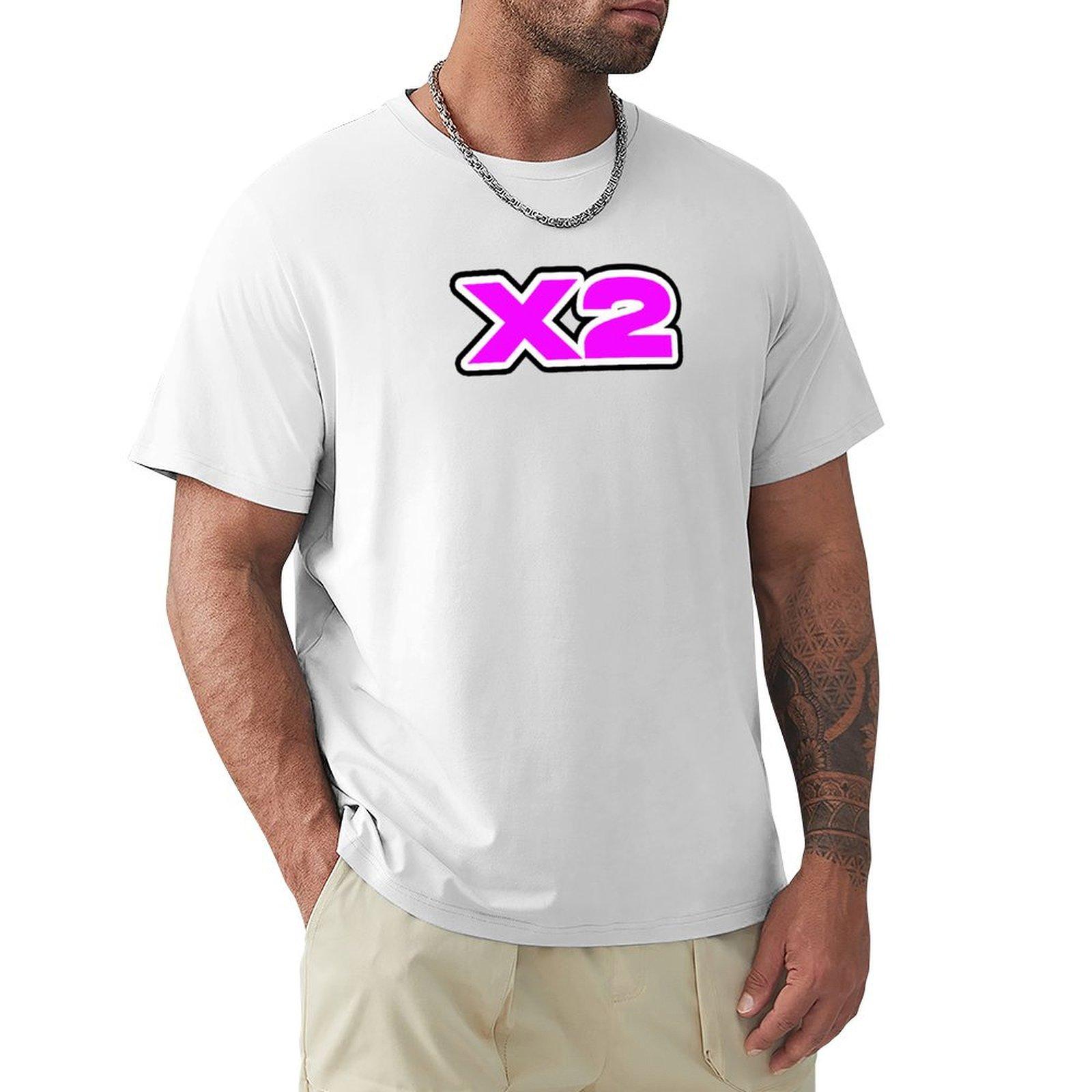 X2 Tshirt Minimalist Casual Short Sleeve Top S
