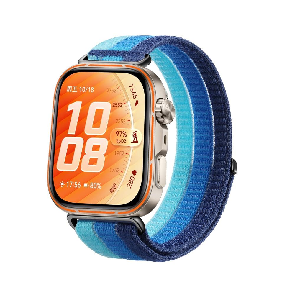 Official Nylon Loop Woven Strap for HUAWEI WATCH FIT 5/4 Pro Braided Comfortable Breathable Wristband for Huawei Watch Fit 5-4-3