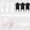 6 Pairs of Women's Summer Thin Cotton Boneless Deodorant Sweat Absorbing Heel Mesh Boat Socks