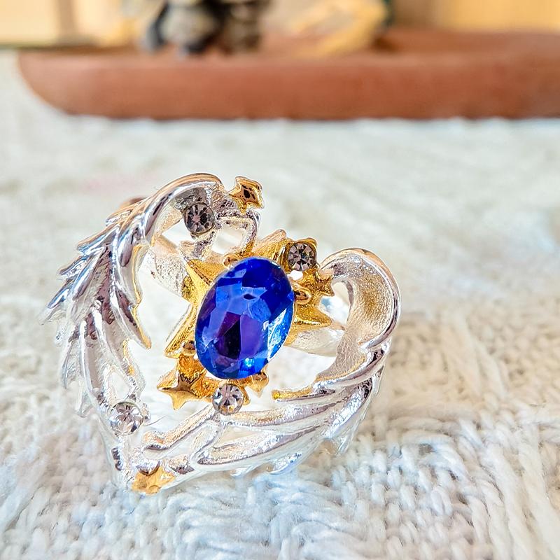 Angel Wings Ring Vintage Versatile Adjustable Open Ring Punk Hip Hop Jewelry