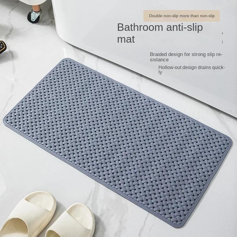 Environmentally Friendly and Odorless Bathroom Non-slip Mat Shower Bath Mat Bath Foot Mat Toilet Toilet Suction Cup Soft