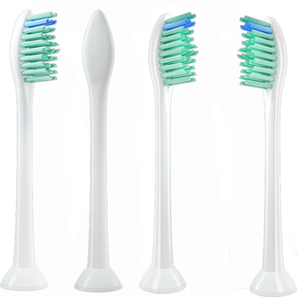 10PCS Toothbrush Heads Replacement for Philixs HX3/HX6/HX9 Vacuum Sonic Electric Toothbrush Soft DuPont No Metal Nozzles