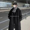 Men's British Style Wool Trench Coat - 2024 Autumn/Winter Trend, High-End Mid-Length Thick Jacket