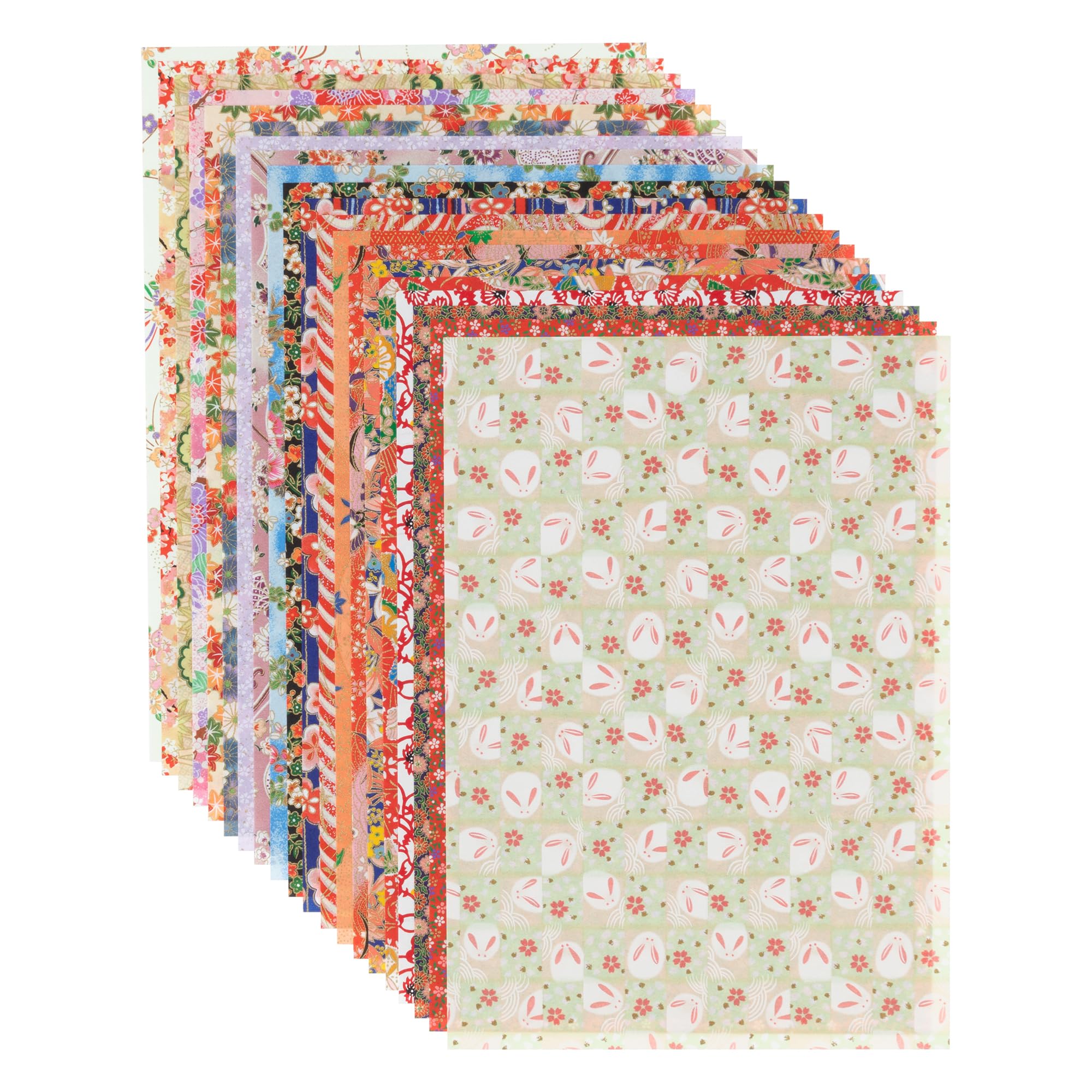 

Kawasumi Washi Chiyogami Yuzen Washi B4 Size x 20 Sheets Type A Approx. 25.7 36.4cm