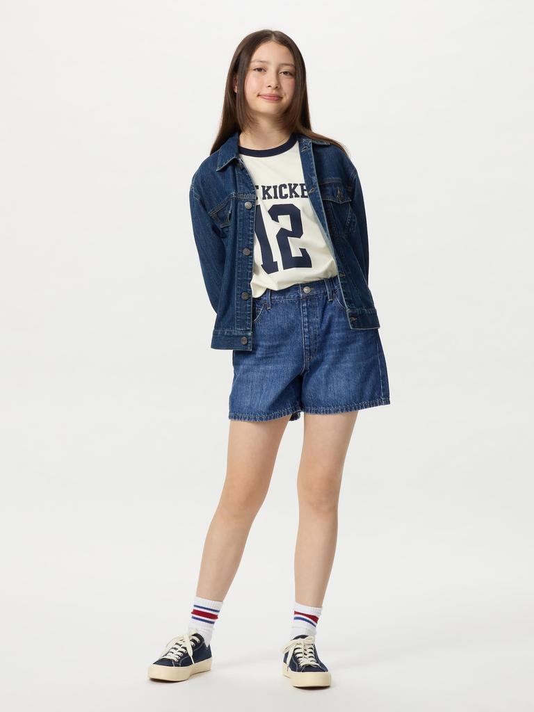 Uniqlo Girls Denim Short Pants