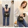 Crocodile Embossed Pu Leather Top Handle Handbag With Secure Metal Lock Color Options For Daily Work Shopping Dating