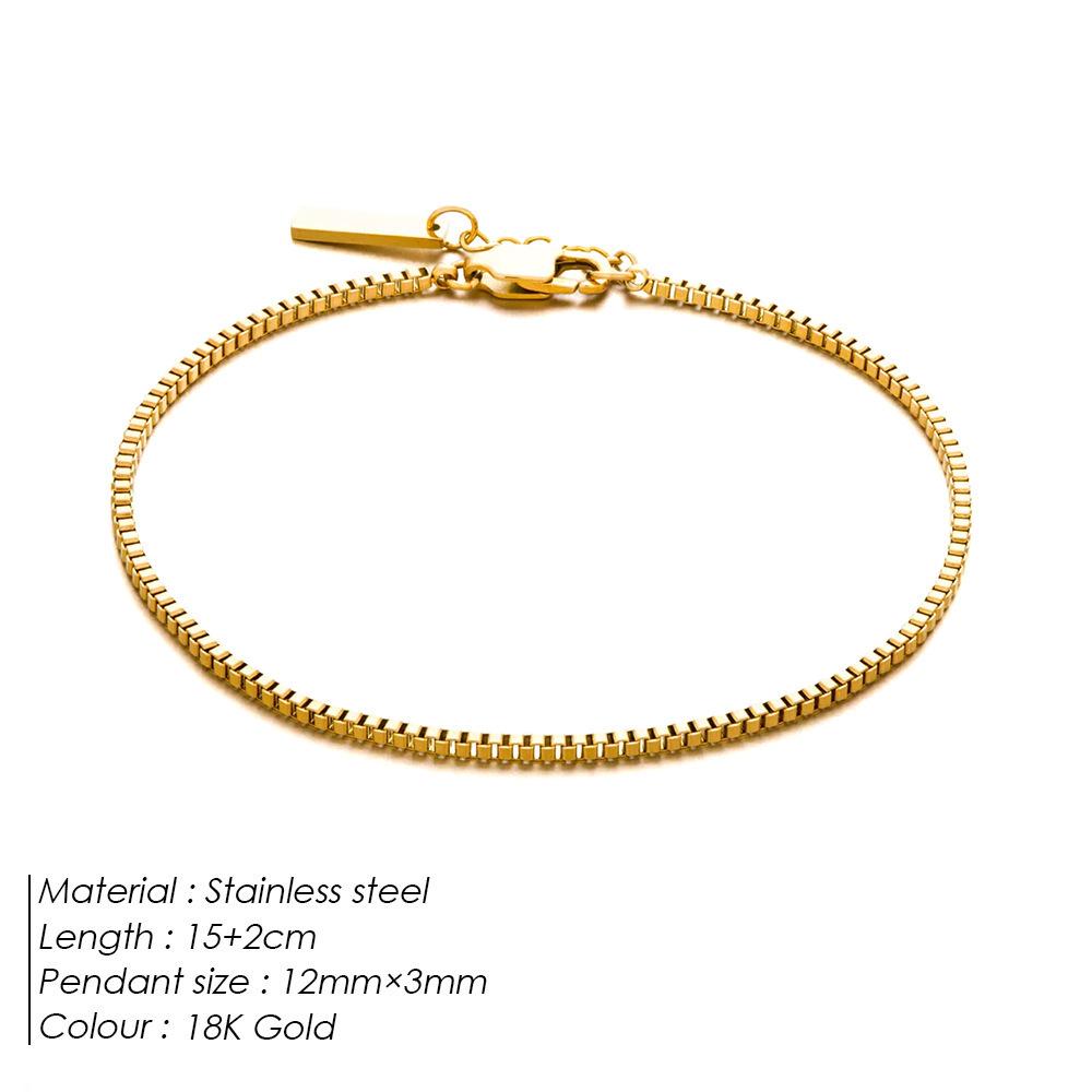 Schlangenknochen-Herrenarmband aus Edelstahl