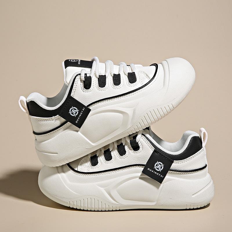 

Маленькие белые туфли Женская обувь Весенние новинки для студентов Модные универсальные туфли на платформе Весенние и осенние повседневные туфли 40 чёрный