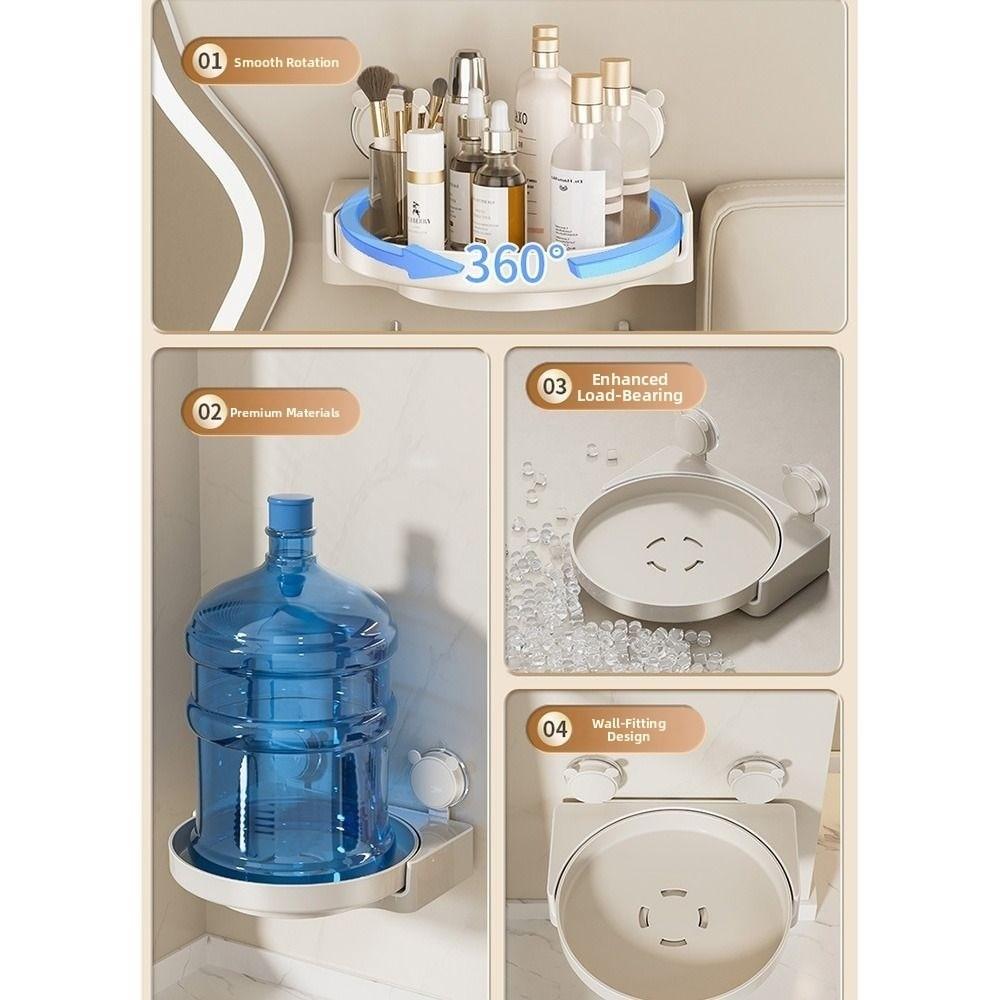 Waterdicht Roterend Rond Kruidenrek Zuignap Keuken Opbergrek Huidverzorging