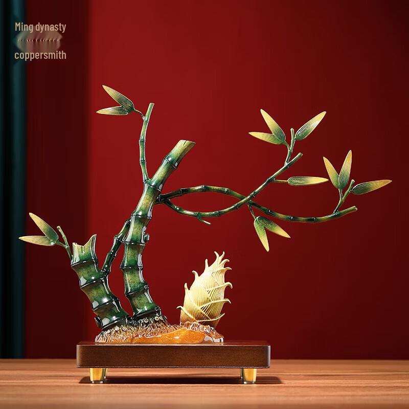 New Chinese Style Copper Bamboo Ornament