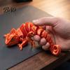 3D Printed Chameleon Figurine Figurine, Realistic Articulated Lizard Toy, Animal Model with Moveable Joints for Desk Decoration Decor