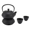 Cast Iron Kettle Set 800ml Energy Saving Cast Iron Highly Durable Luxurious Cast Iron Teapot with
