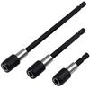 3Pcs Hexagonal Quick Release Self Locking Extension Rod Electric Drill Driver Quick Transfer Rod Screwdriver Extension Rod Tool