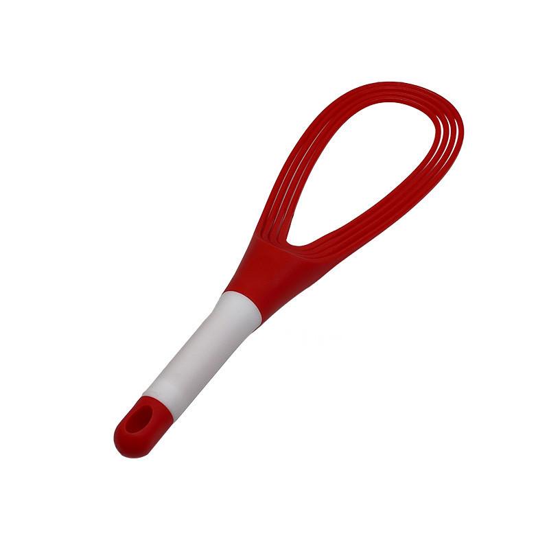 New Creative Egg Beaters Rotary Whisk Dual Purpose Plastic Folding Storage Mixer Multifunctional Hand Mixer Kitchen Accessories