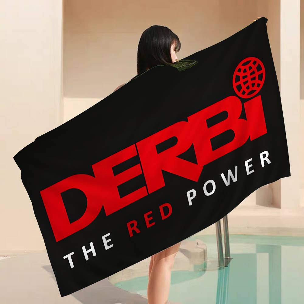 Der-bis Moto Bath Towel Microfiber Soft Water Absorbing Breathable For Girl Kids Decorative Cartoon Beach Towel