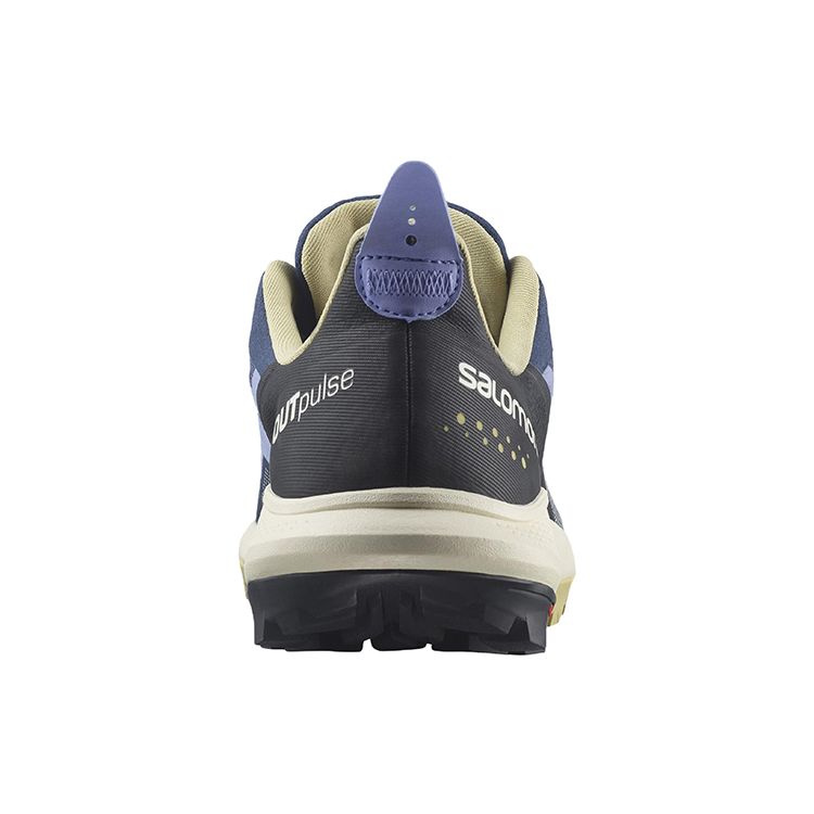 SALOMON Outpulse Fabric Letter Splicing Comfortable Versatile Durable Low-Top Hiking Shoes Women Sneaker Black 415885