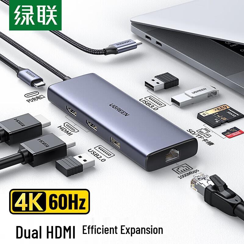 

UGREEN USB-C 6-in-1 Multiport Adapter Hub