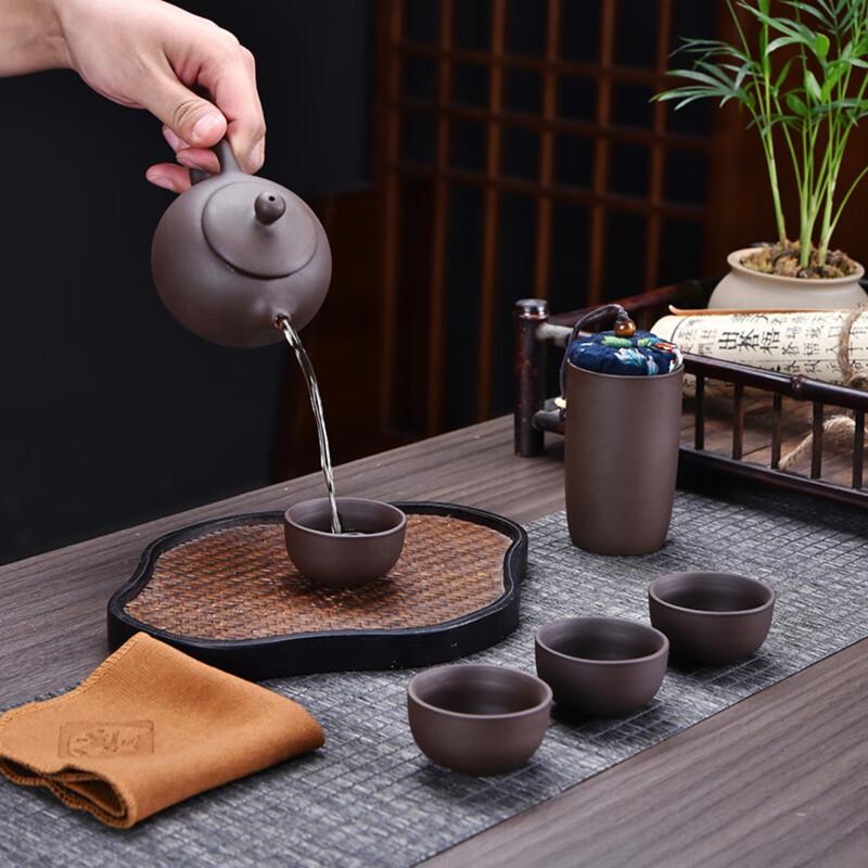 ZS Portable Zisha Kung Fu Tea Set (12-Piece)
