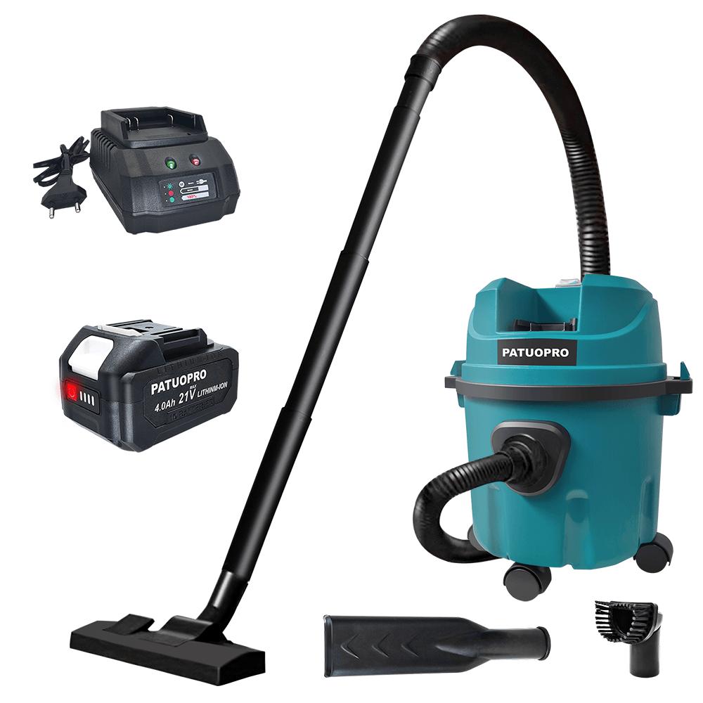 PATUOPRO 10L Cordless Vacuum Cleaner Wet/Dry Barrel Dust Collector Home Car Cleaning Power Tools For Makita 18V Battery