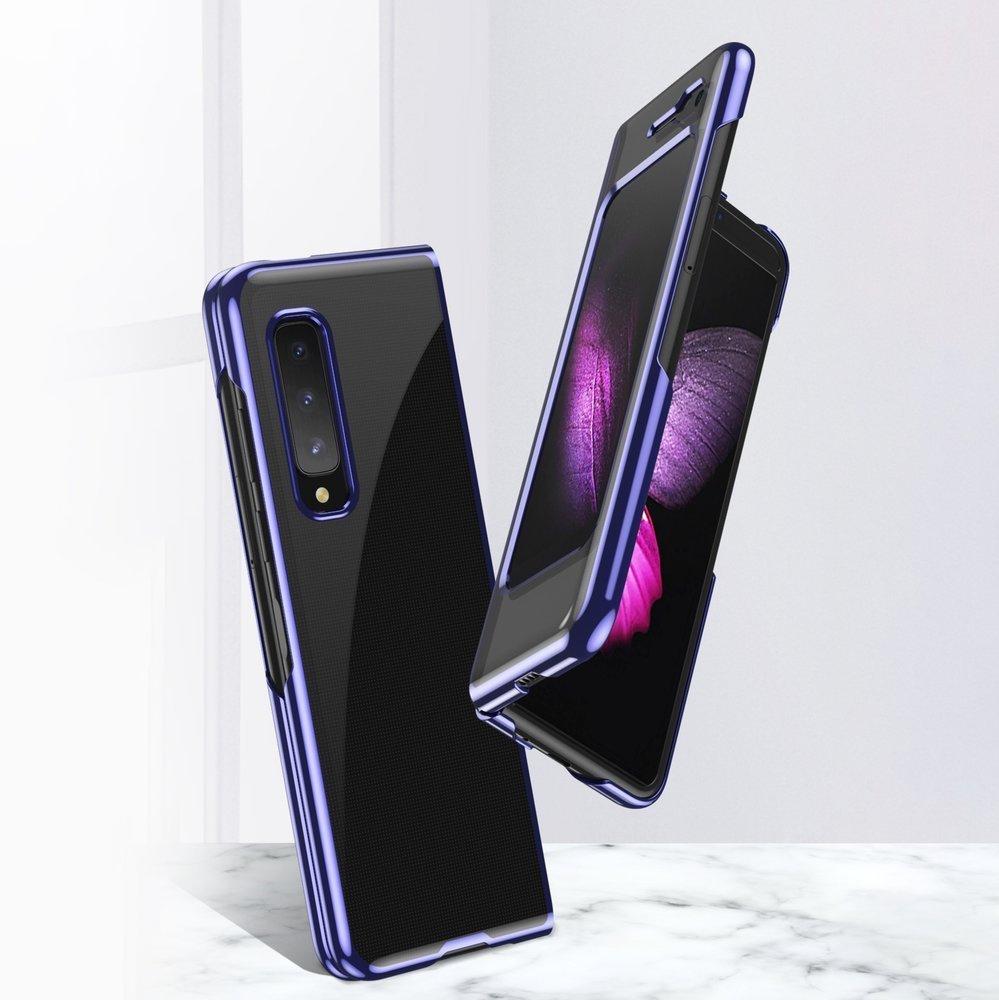 Premium Metallic Frame Blue Case for Samsung Galaxy Fold
