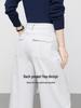 Women's Wide-Leg Scimitar Jeans - Slimming, Flaw-Covering, 3D Cut, Pocket Design, Denim Blue, Spring Style