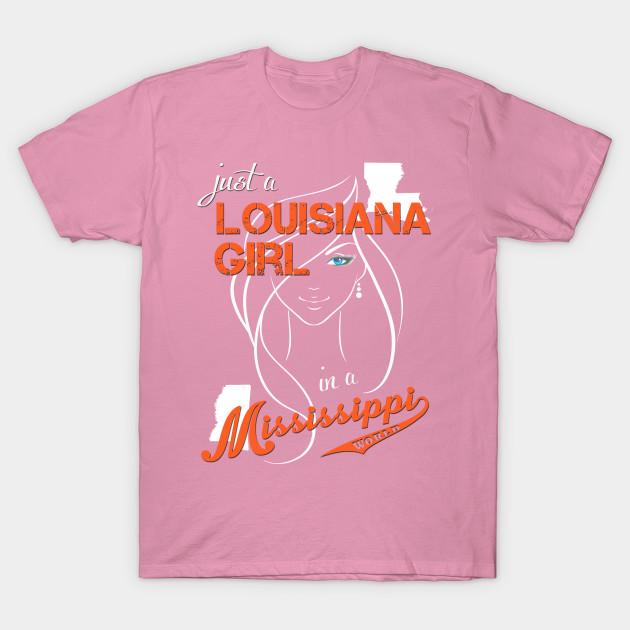 T Shirt Women Louisiana Mississippi Harajuku Print Kawaii Tshirt Summer Short Sleeve Female T-Shirt Top Tee