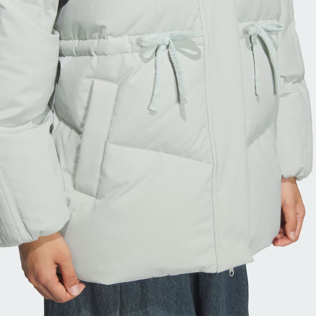 adidas Originals Bow Mid Down Warm Sports Duck Down Comfortable Hooded Jacket Women Jacket KF3686