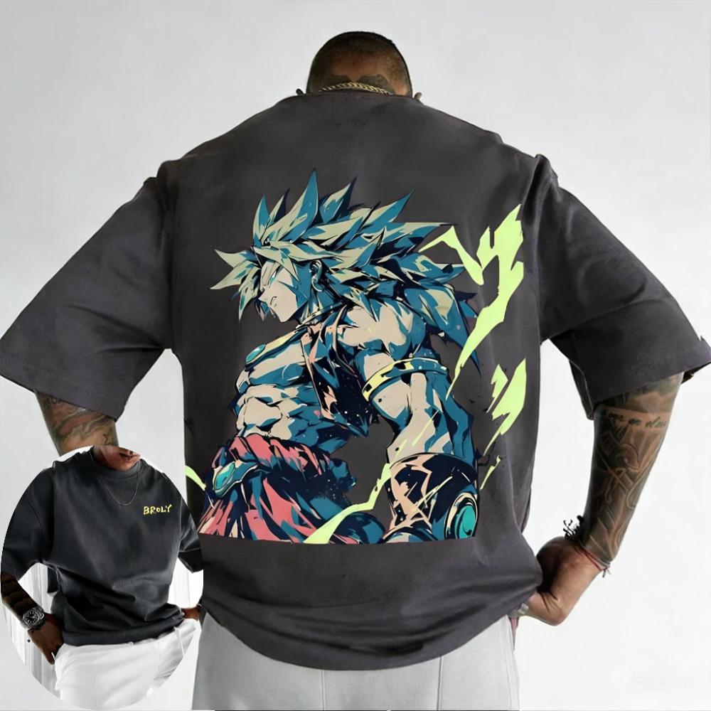 Men s and women s anime T-shirt summer cool top 2XS