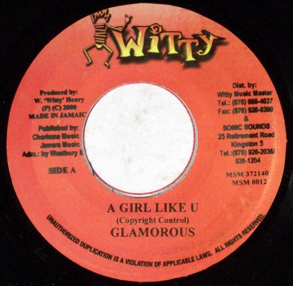 

7inch Record GLAMOUROUS RICHIE SPICE A Girl Like You Crave MSM0012 Witty 2000 Jamaica Reggae Ska Dub Used
