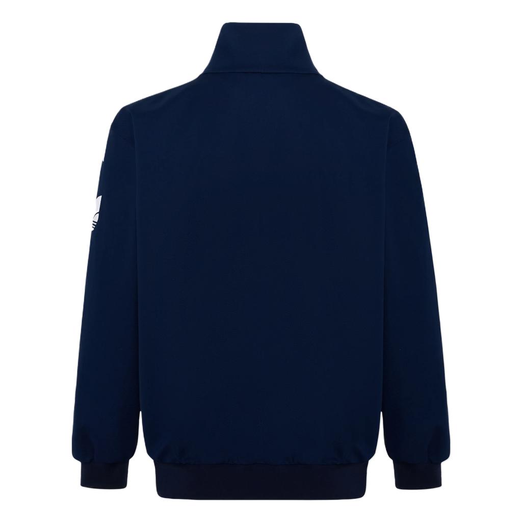 Men's Adidas Originals Jackets Unisex Dark Indigo Stand Collar Moderate