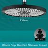 13cm Big Panel Shower Head High Pressure Rainfall Shower Set Water Saving 3 Modes Adjustable Shower Head Bathroom Accessories