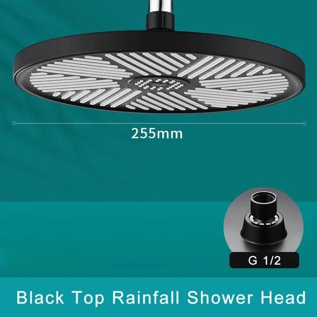 13cm Big Panel Shower Head High Pressure Rainfall Shower Set Water Saving 3 Modes Adjustable Shower Head Bathroom Accessories