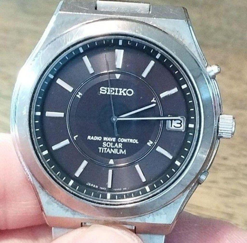 [USED] BB36 Seiko Titanium Radio-Controlled Solar Watch with Date