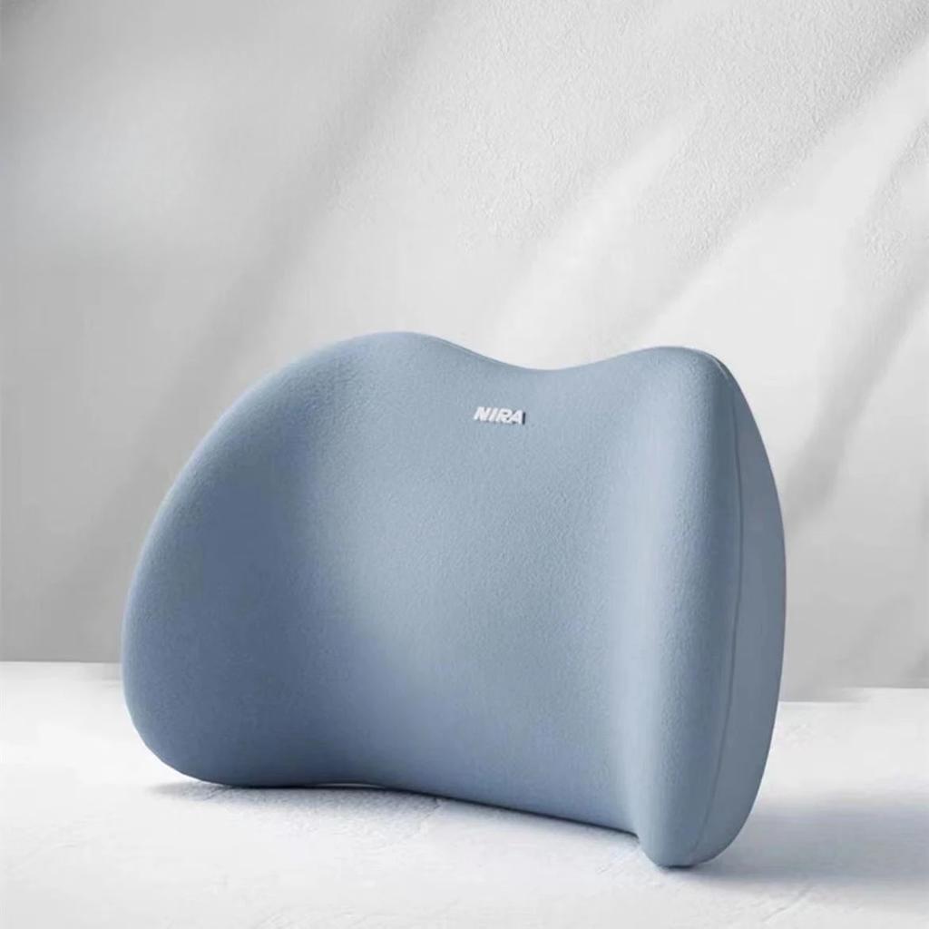 Car Headrest Lumbar Support Memory Foam Vertebral Lumbar Support Car Neck Pillow Back Cushion Office Car Interior Accessories