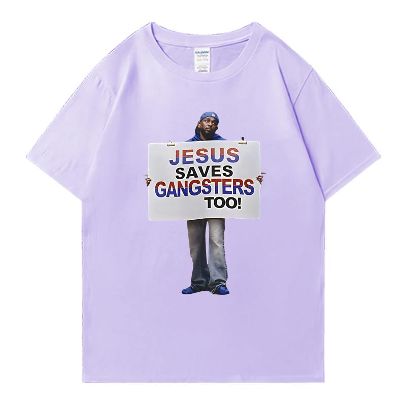 High Quality Kendrick Lamar Hip Hop Oversized t-shirt Cotton Men Women Crew Neck short sleeve t-shirts Casual Unisex clothing