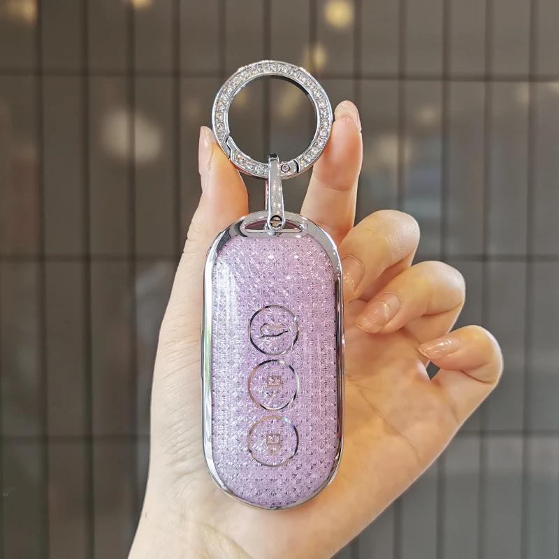 Keycase For Huawei Aito M7 M9 M5Ev Keycover Key Shell Keychain New Card Protection Case Car Bag Buckle
