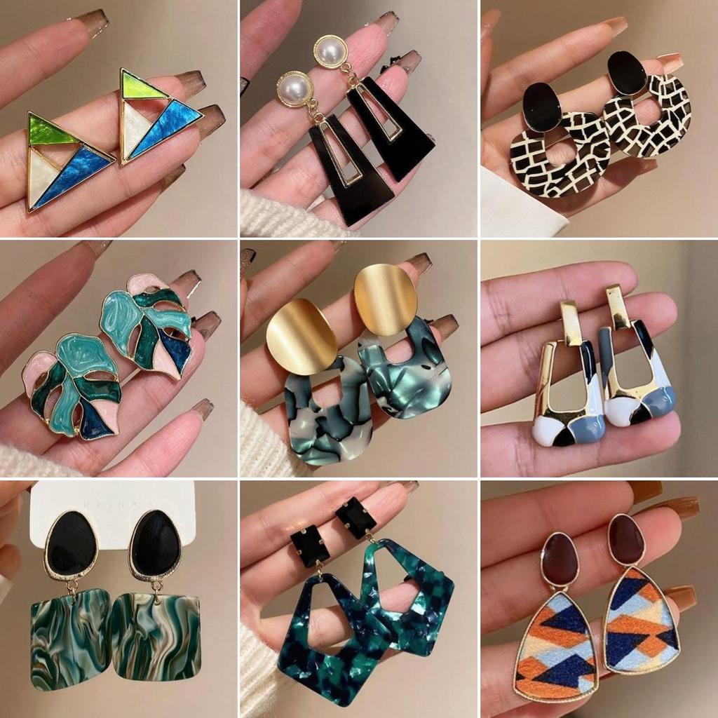 Silver Needle Mori-Style Statement Stud Earrings - High-End European & American Fashion for Women