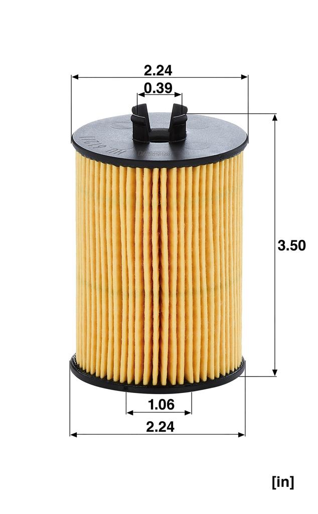 MANN FILTER Oil Filter HU612/1X