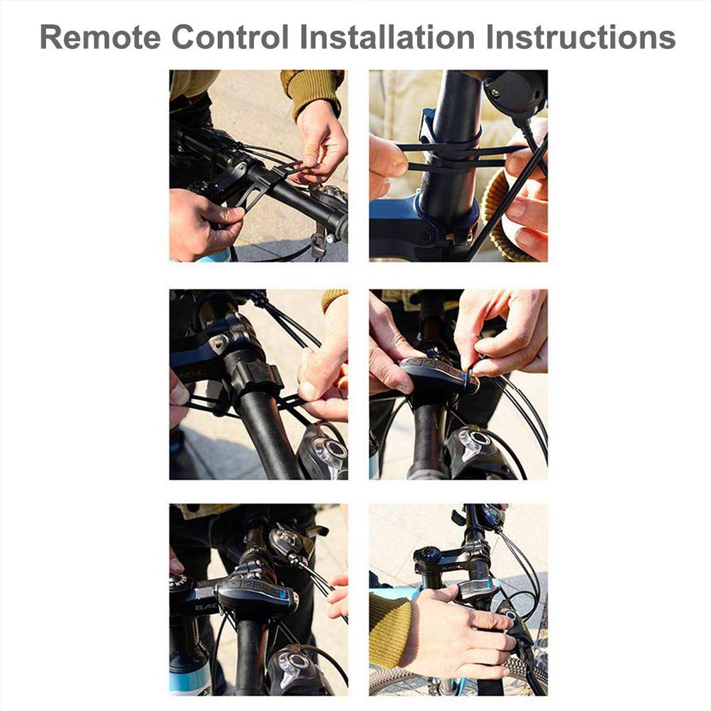 USB Rechargeable Anti Theft Bike Alarm Vibration Trigger Alarm with Remote Control 110dB Horn