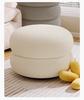 Small Stool Home Cream Style Living Room Round Stool Sofa Stool Low Stool Home Shoe Changing Stool Lamb Velvet Stool