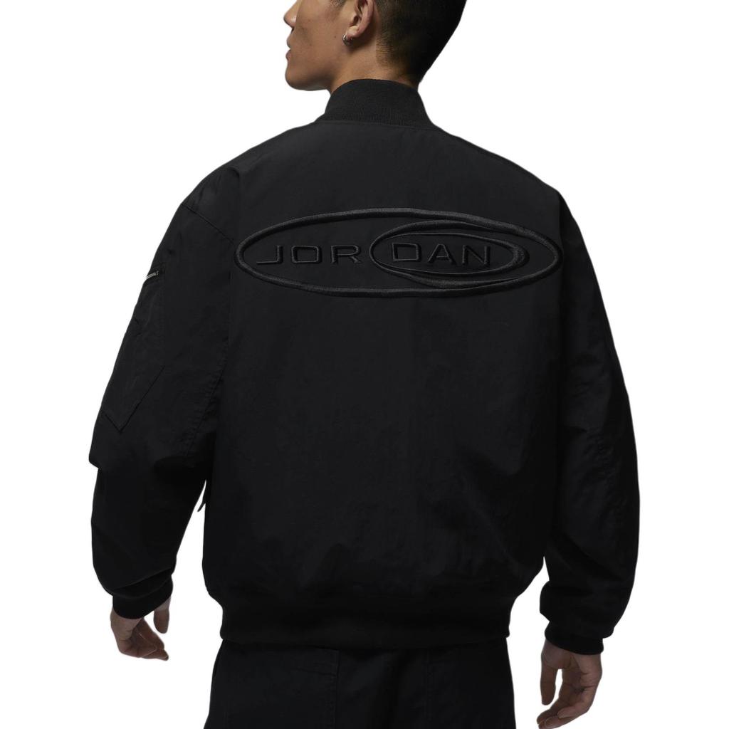 Jordan Renegade Essentials Warm Woven Loose Long Sleeve Cotton Jacket Men Jackets Black HF9326-010